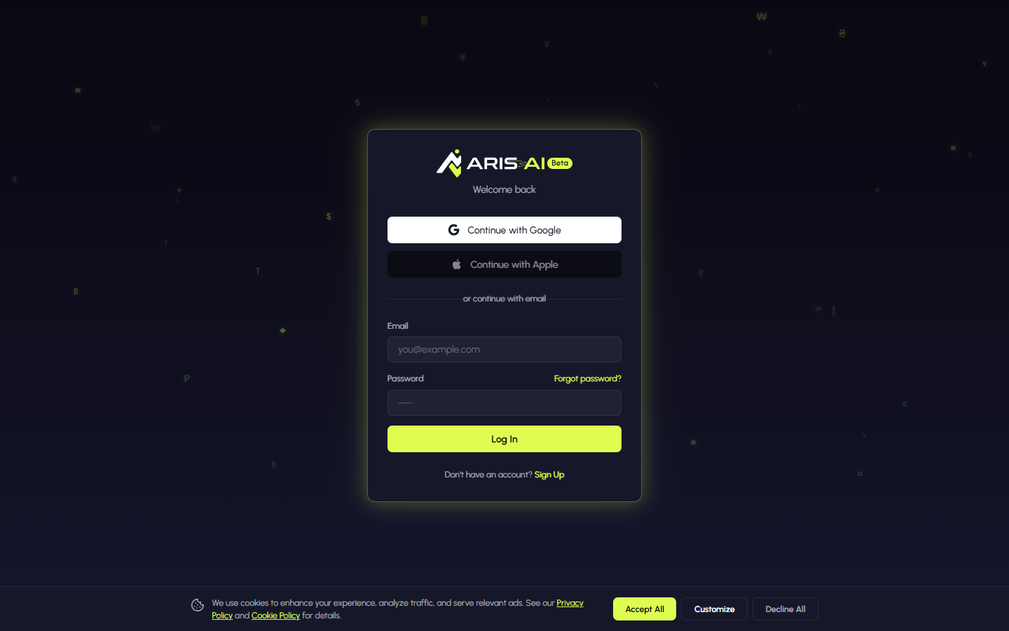 ArisAI Multi-OAuth Login